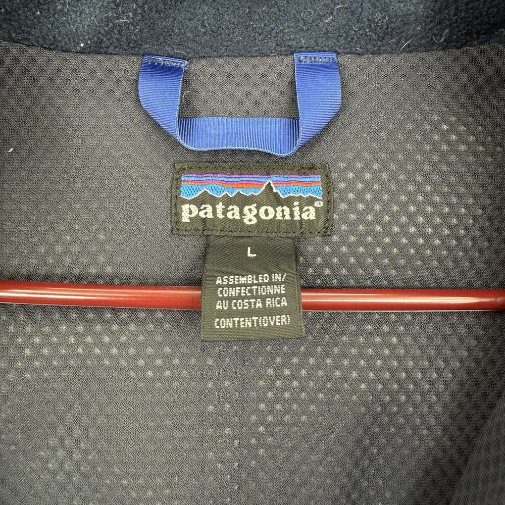 Patagonia Glade Runner Hooded Rain Jacket Cobalt Blue Men's Large Ripstop - Picture 6 of 11